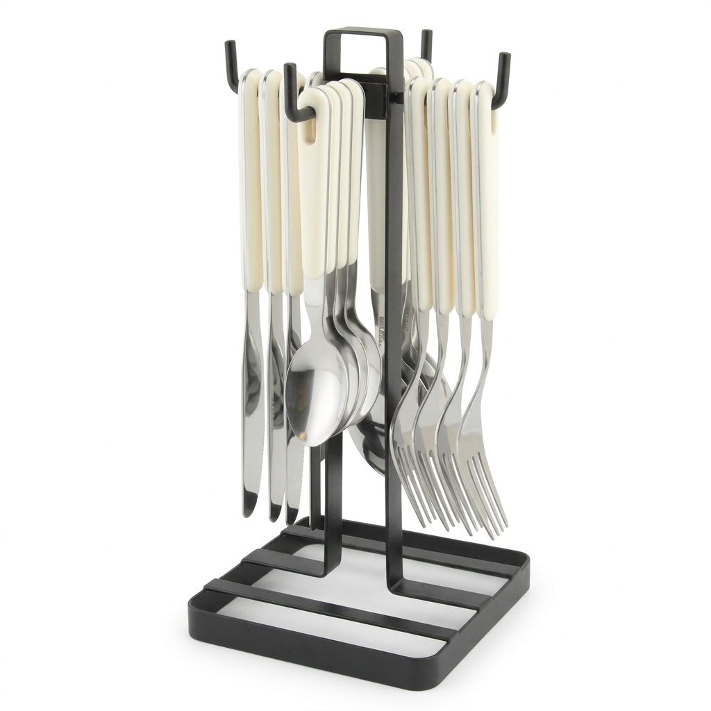 Oakmere Flat Iron 16-Piece Cutlery Set
