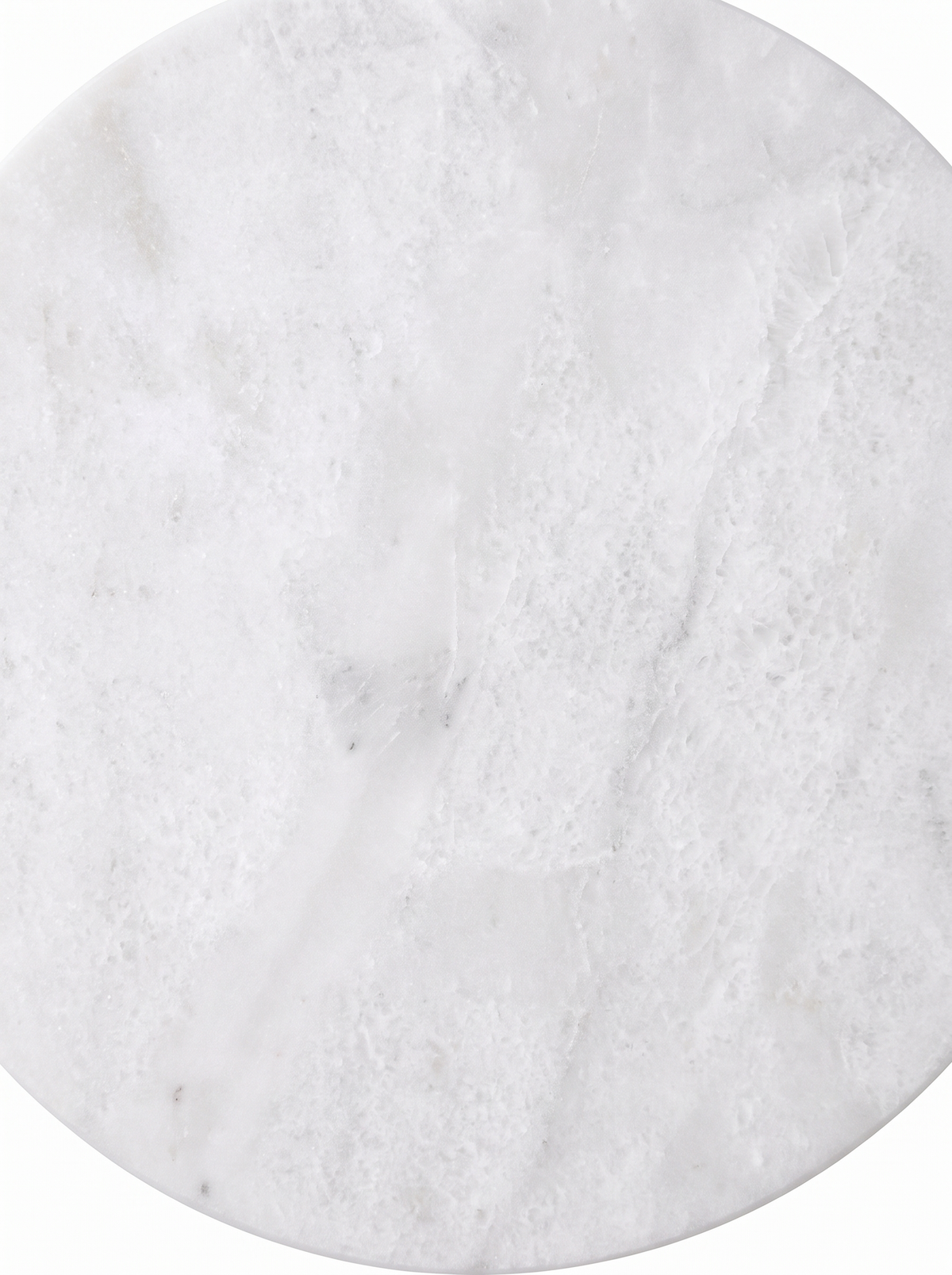 Winfield Round White Marble